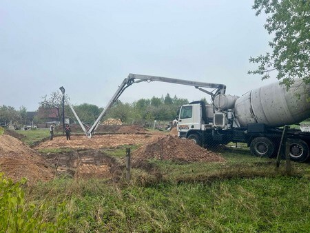 Строительство свайно-ростверкового фундамента