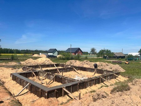 Строительство свайно-ростверкового фундамента