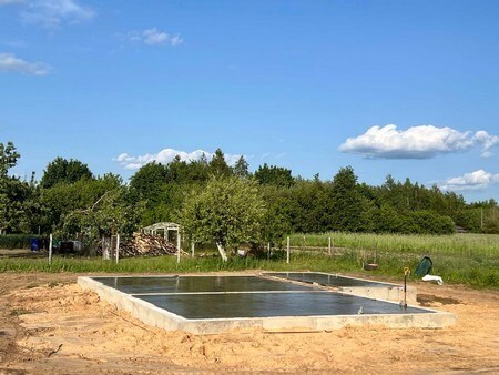 Строительство свайно-ростверкового фундамента