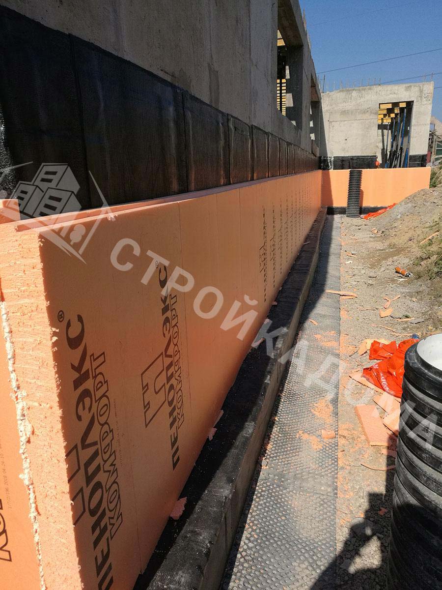 Строительство фундамента с подвалом