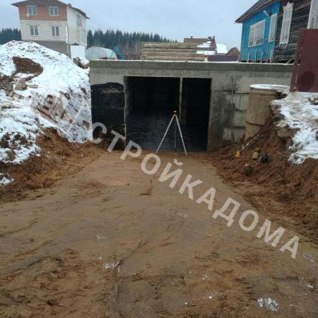 Строительство фундамента из ФБС для дома